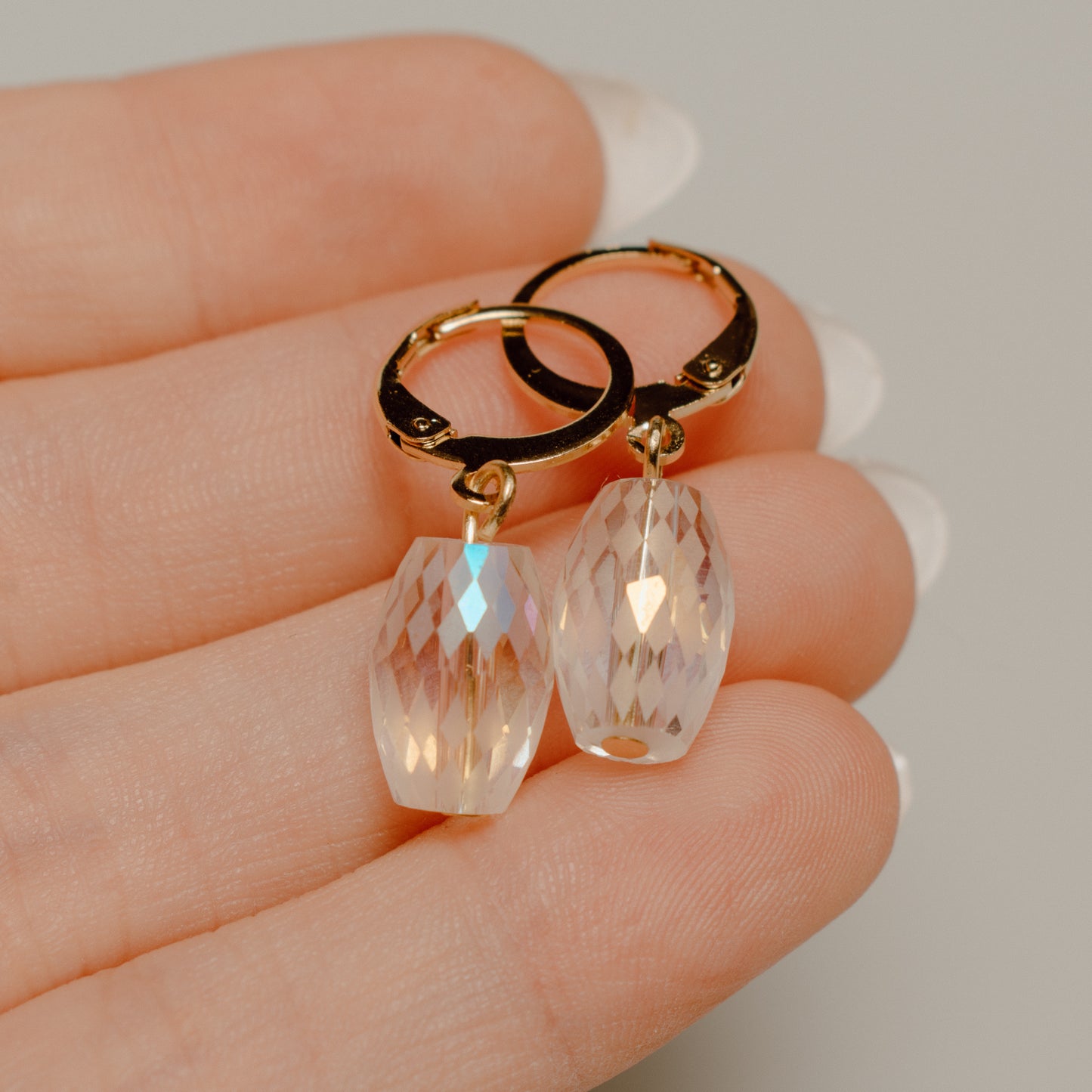 Sun Catcher Huggie Earrings
