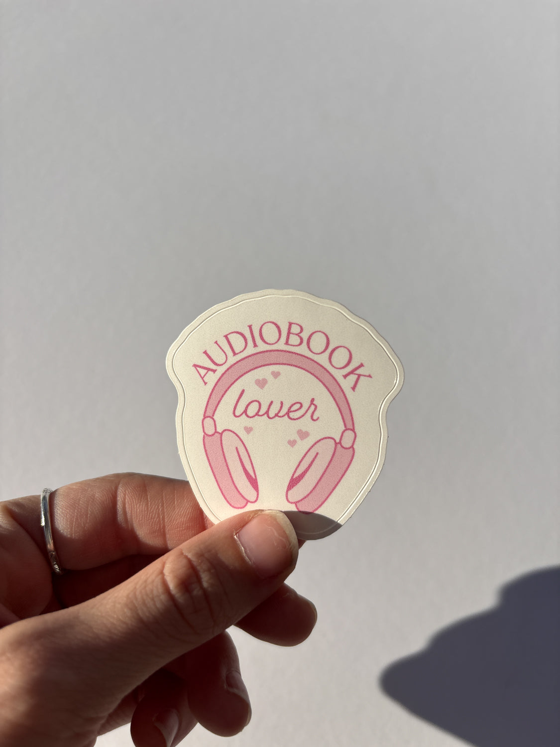 Audiobook Lover Vinyl Sticker