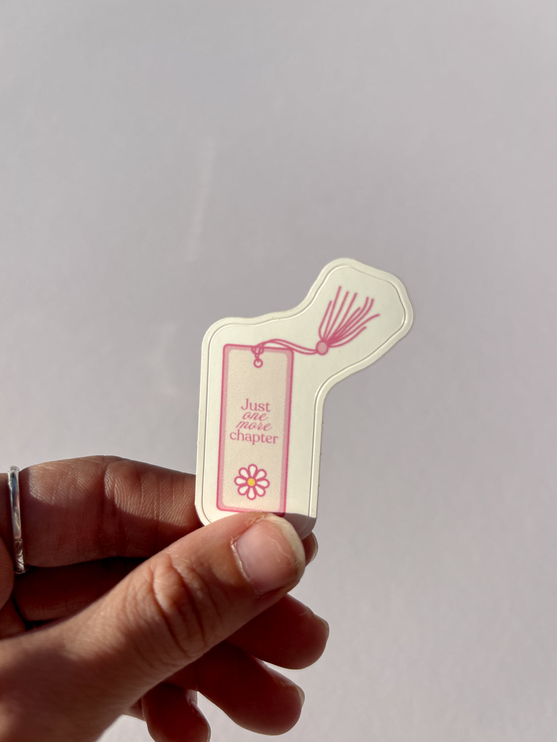 Just One More Chapter Vinyl Sticker