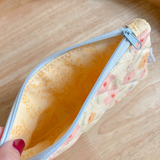 Sweet Floral Pencil & Glasses Case