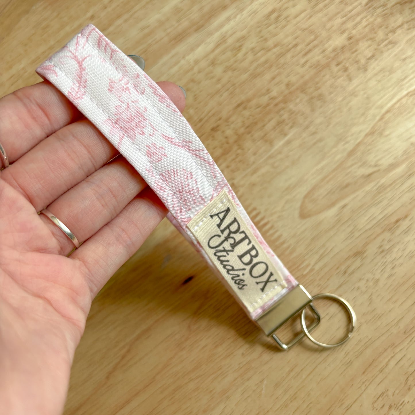 Vintage Pink Wristlet