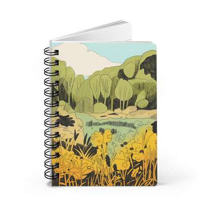 "Spring Valley" Spiral Bound Journal