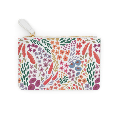 Rainbow Floral Mini Clutch Bag