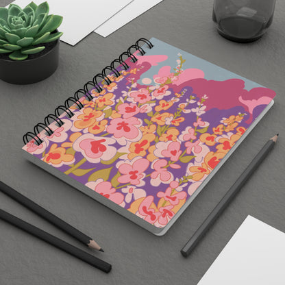 Floral Spiral Bound Notebook