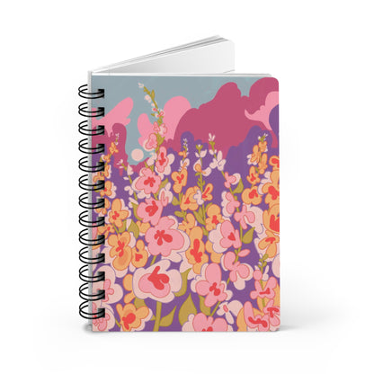 Floral Spiral Bound Notebook