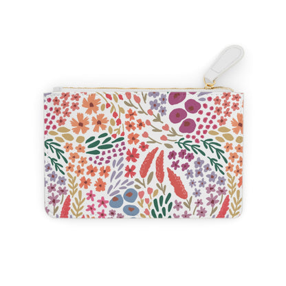 Rainbow Floral Mini Clutch Bag