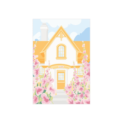 "Spring Cottage" - 4"x6" Print