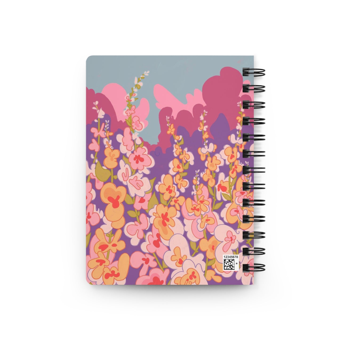 Floral Spiral Bound Notebook