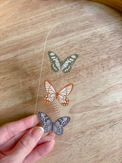 Neutral Butterflies Bookmark
