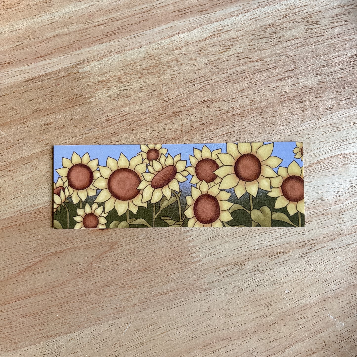 Sunflower Field Bookmark