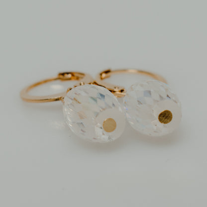 Sun Catcher Huggie Earrings