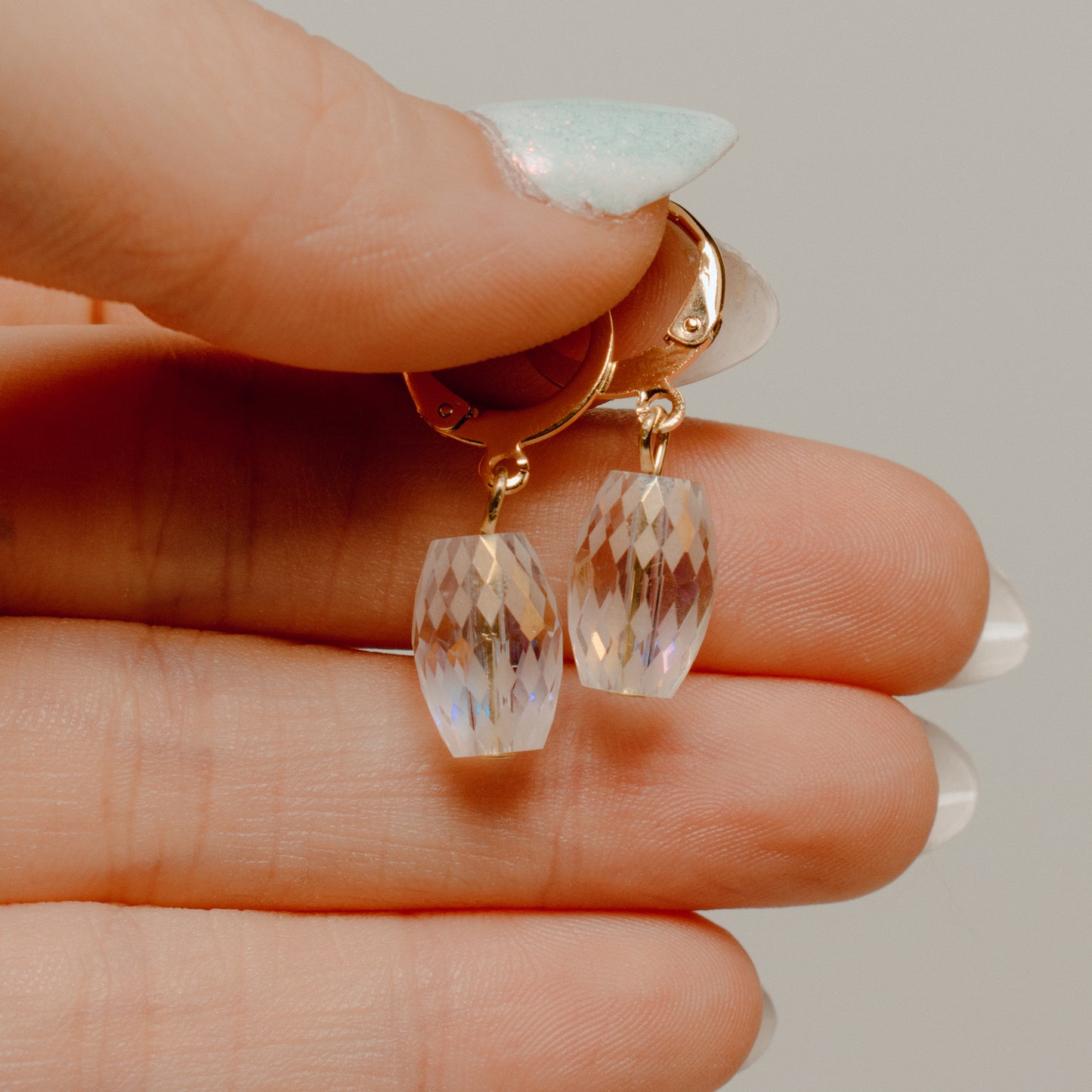 Sun Catcher Huggie Earrings