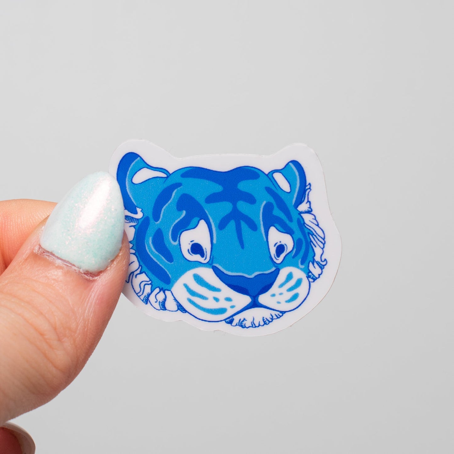 Rainbow Tiger Head Sticker Pack