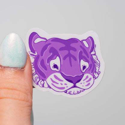 Rainbow Tiger Head Sticker Pack