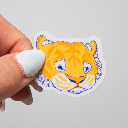 Rainbow Tiger Head Sticker Pack