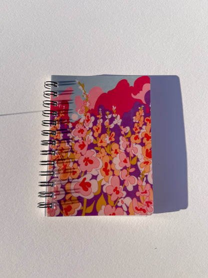 Floral Softcover Spiral Notebook
