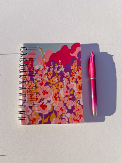 Floral Softcover Spiral Notebook