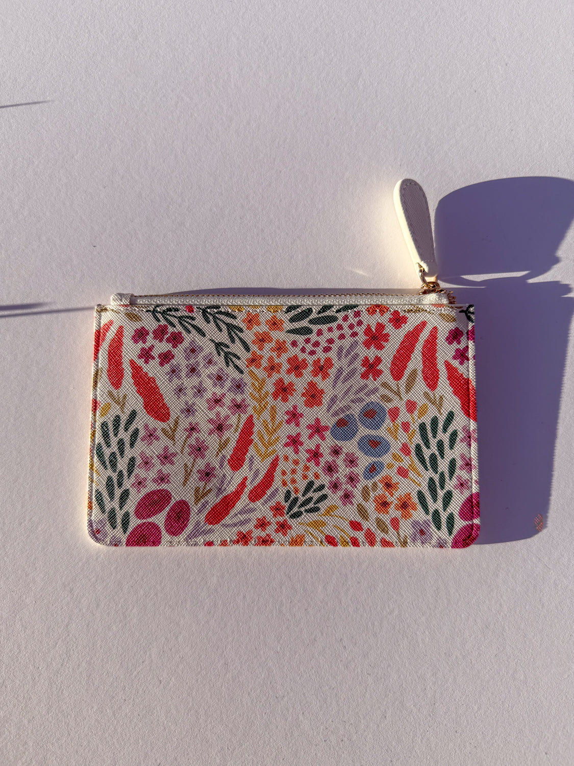 Rainbow Floral Mini Clutch Bag