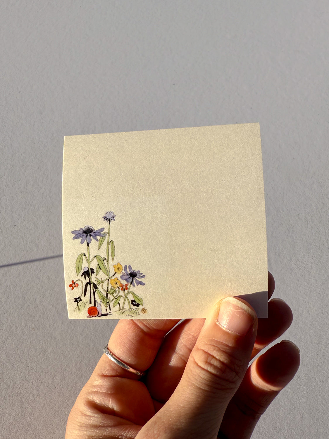 "Daisy Snail" Post-it® Sticky Notes