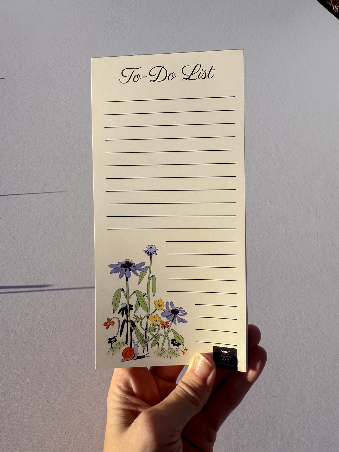 Daisy Snail To-Do List