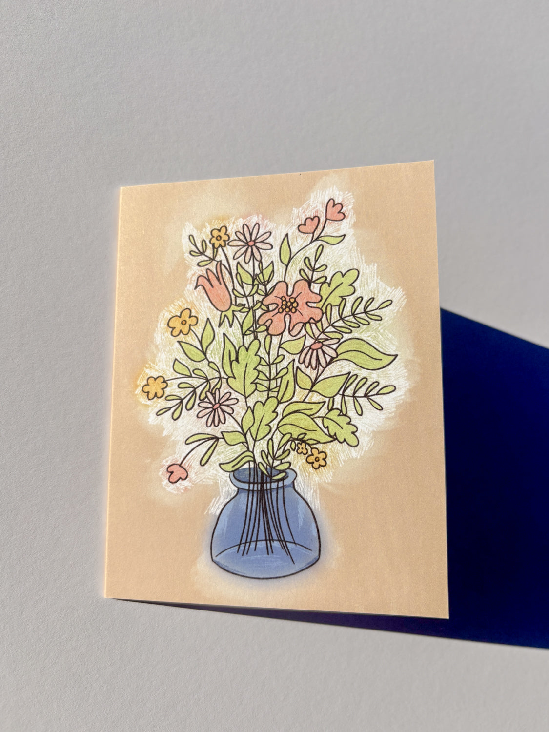 Watercolor Floral Greeting Card