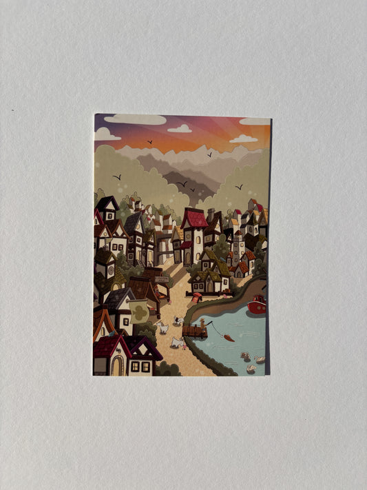 "Village" Art Print