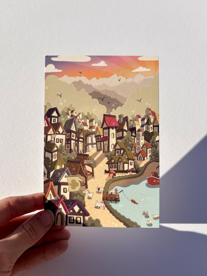 "Village" Art Print
