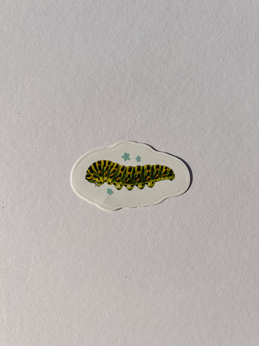 Caterpillar Vinyl Sticker