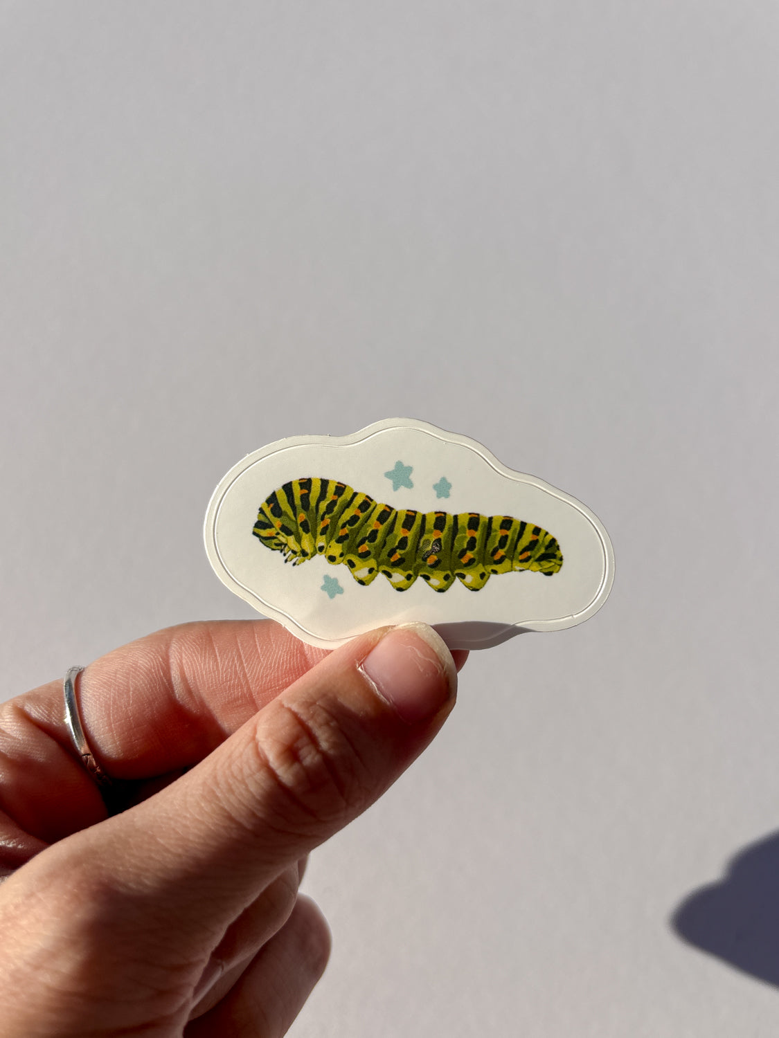 Caterpillar Vinyl Sticker