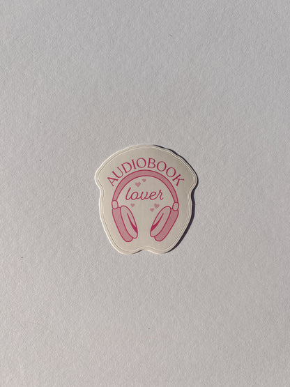 Audiobook Lover Vinyl Sticker