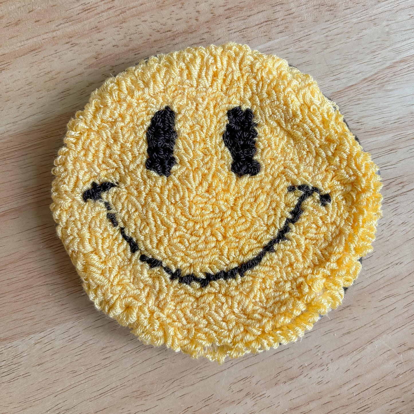 Yellow Smiley Coaster