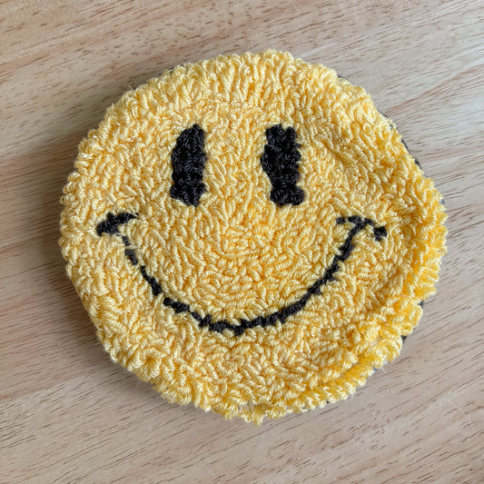 Yellow Smiley Coaster