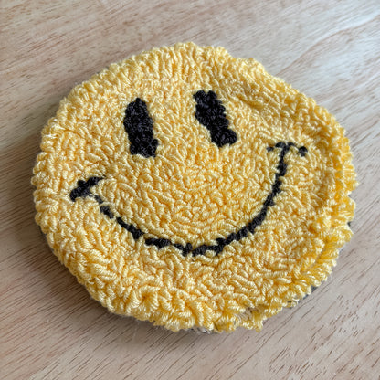 Yellow Smiley Coaster