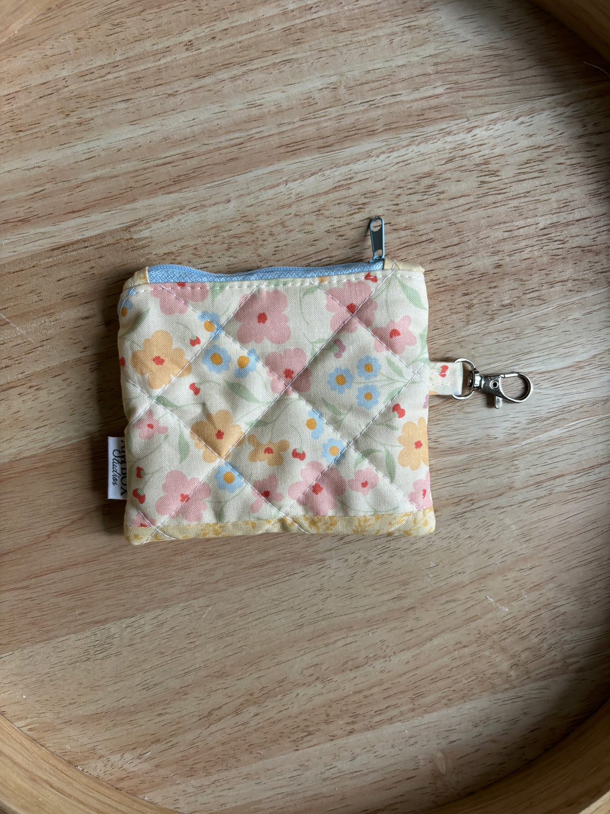 Sweet Floral Keychain Wallet