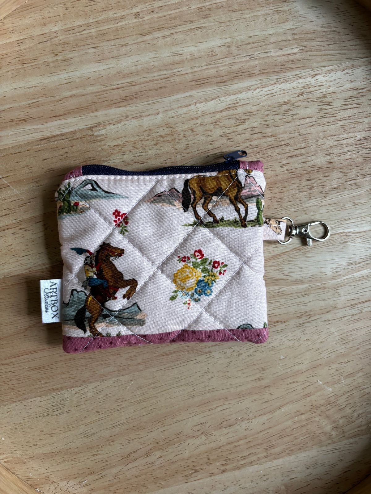 Western Rodeo Keychain Wallet