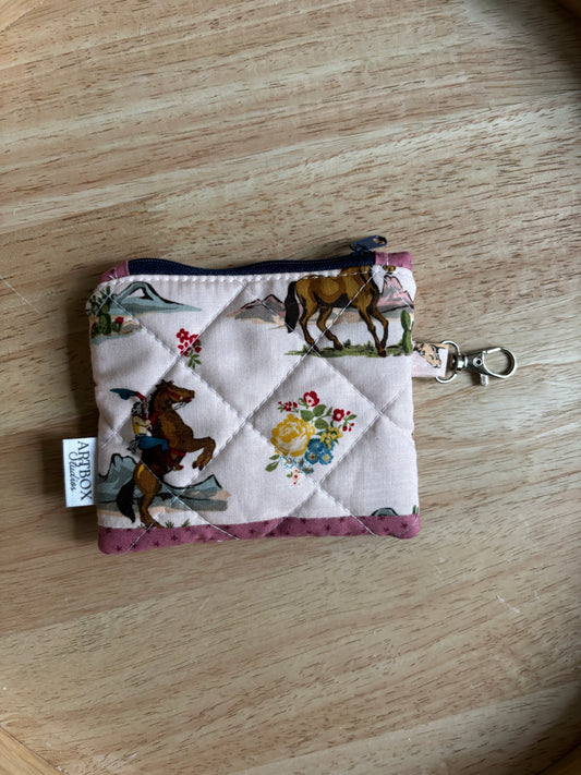 Western Rodeo Keychain Wallet