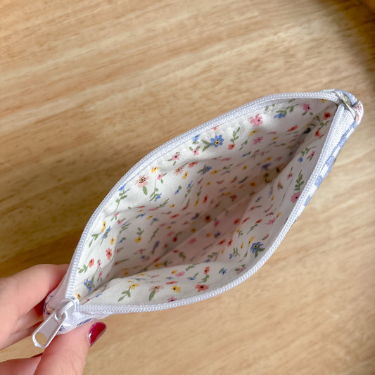 French Country Patchwork Zipper Pouch