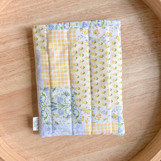 Blue Patchwork Book Sleeve