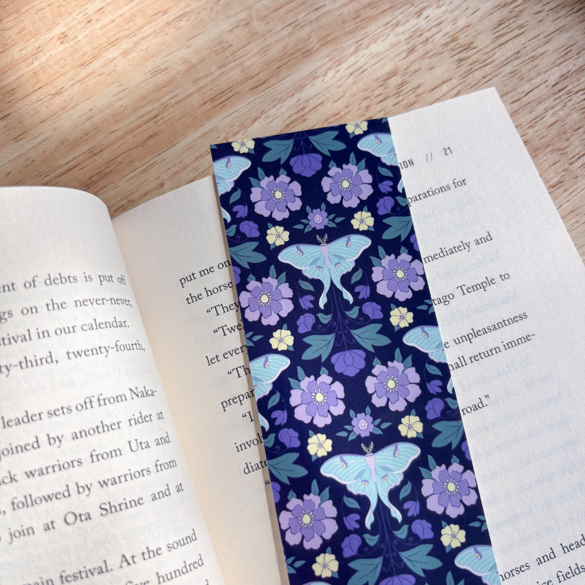 Luna Moth Bookmark