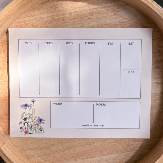 Snail Weekly Notepad
