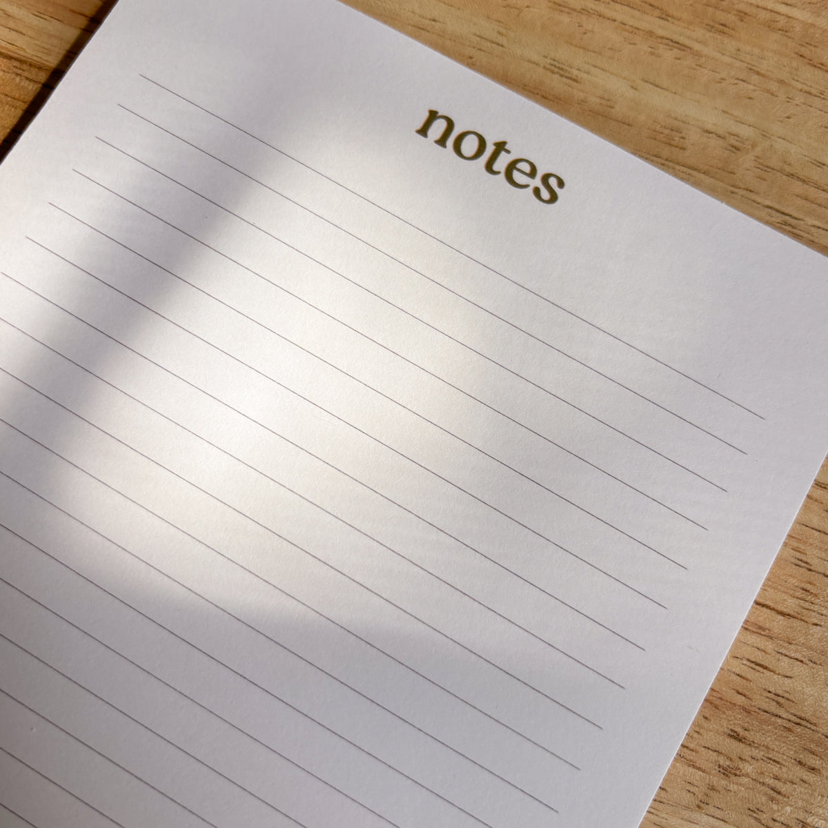 Pansy Lined Notepad