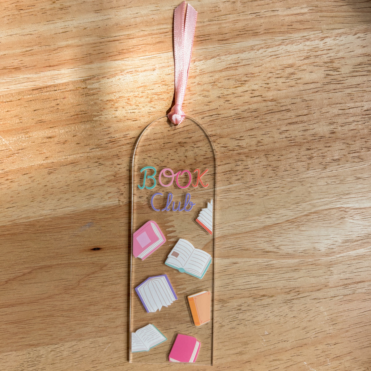 Book Club Acrylic Bookmark
