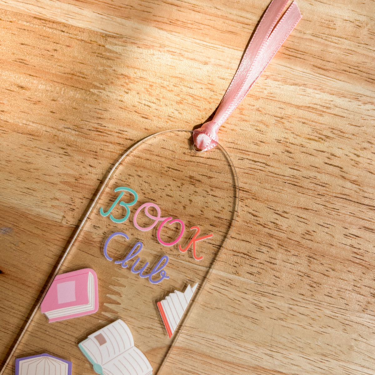 Book Club Acrylic Bookmark
