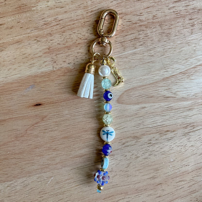 Coastal Cowgirl Beaded Keychain