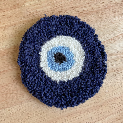Blue Evil Eye Coaster