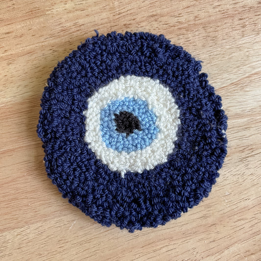 Blue Evil Eye Coaster