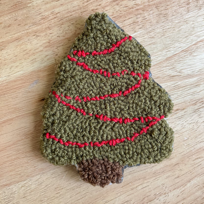 Decorated Tree Coaster