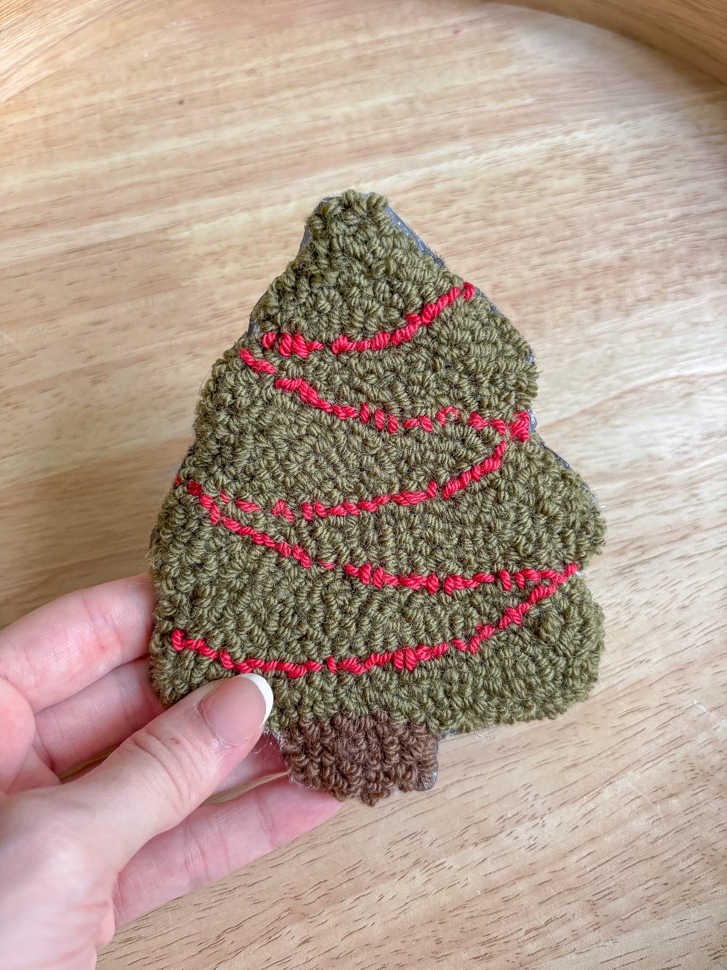 Decorated Tree Coaster