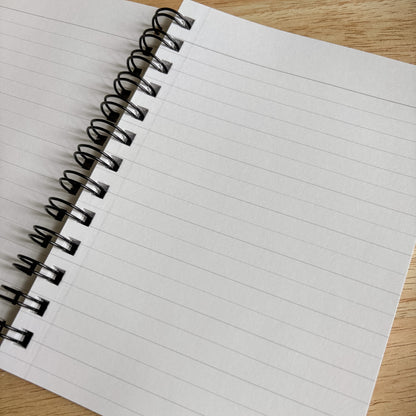 Yellow Pattern Softcover Spiral Notebook
