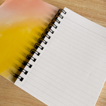 Rainbow Floral Softcover Spiral Notebook